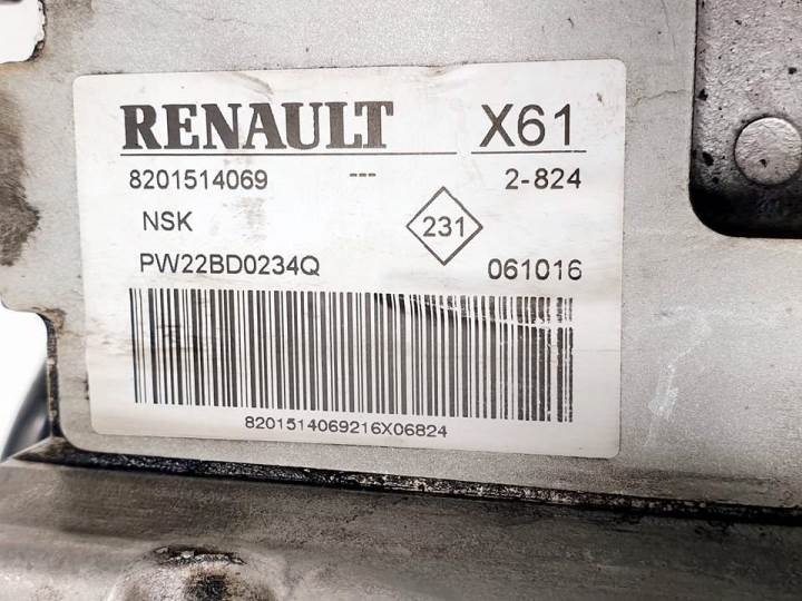Columna direccion K9K628 8201514069 de Renault Kangoo be bop (kw0/1_) 2010-2021 75 CV con 1 km - pieza usada