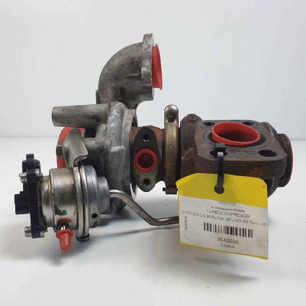 Turbocompresor 9673283680 de Citroen C4 berlina (b7) 2010-2018 92 CV - pieza usada