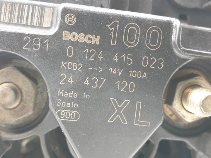 Alternador Z12XE 24437120 de Opel Corsa c (x01) 2003-2009 75 CV con 1 km - pieza usada