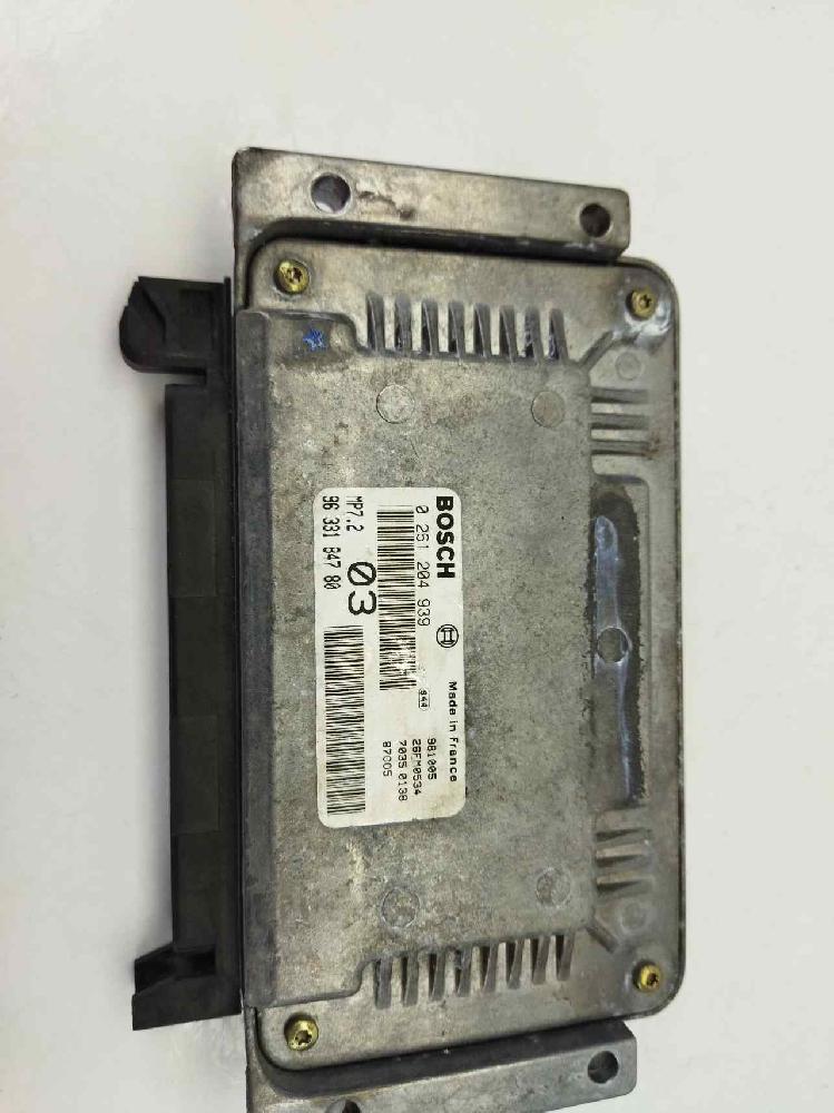 Centralita motor uce NFZ (TU5JP) 0261204939 de Citroen Xsara (n1) 2000-2005 88 CV con 222000 km - pieza usada