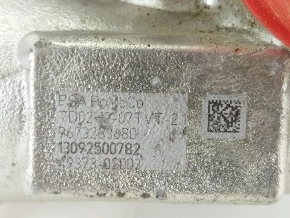 Turbocompresor 9673283680 de Peugeot 207/207+ (wa_, wc_) 2006-2015 68 CV - pieza usada