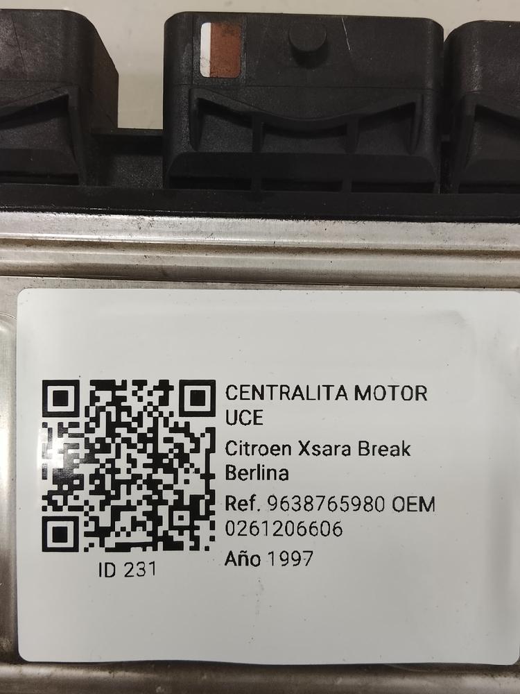 Switchboard engine uce 0261206606 de Citroen Xsara break (n2) 2001-2005 110 CV - pieza usada
