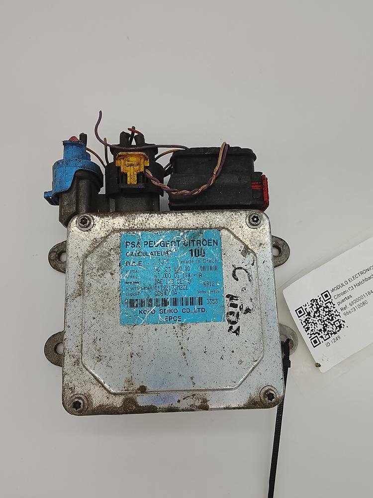 Módulo electronico 9662310080 de Citroen C3 2005-2010