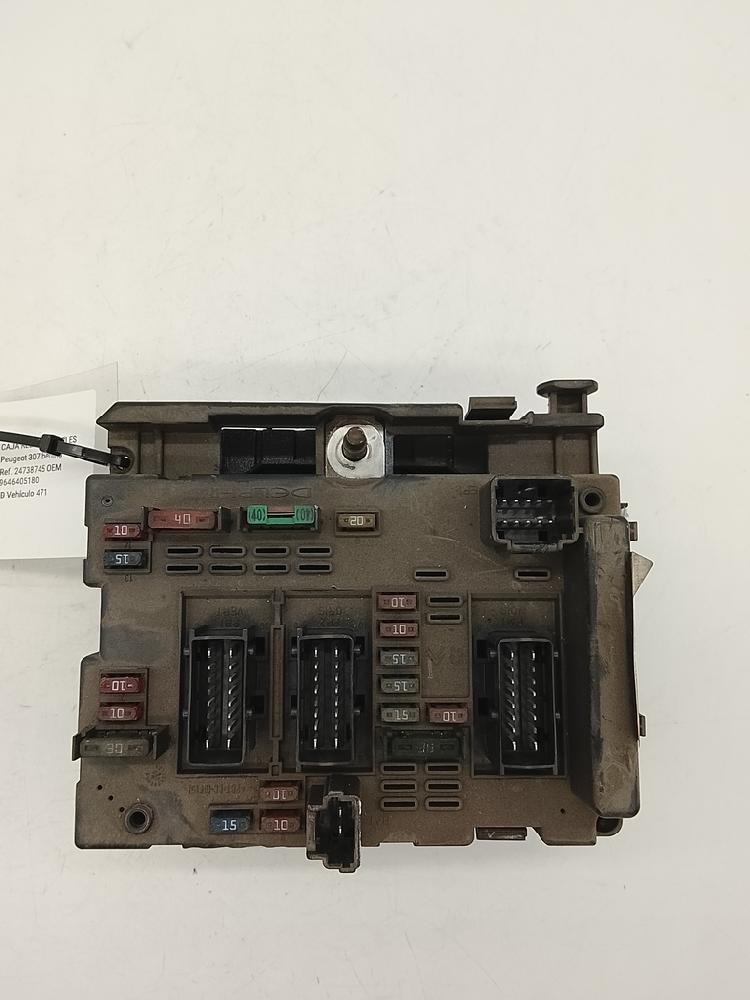 Fuse relay box 9646405180 de Peugeot 307 cc (3b) 2005-2009 109 CV