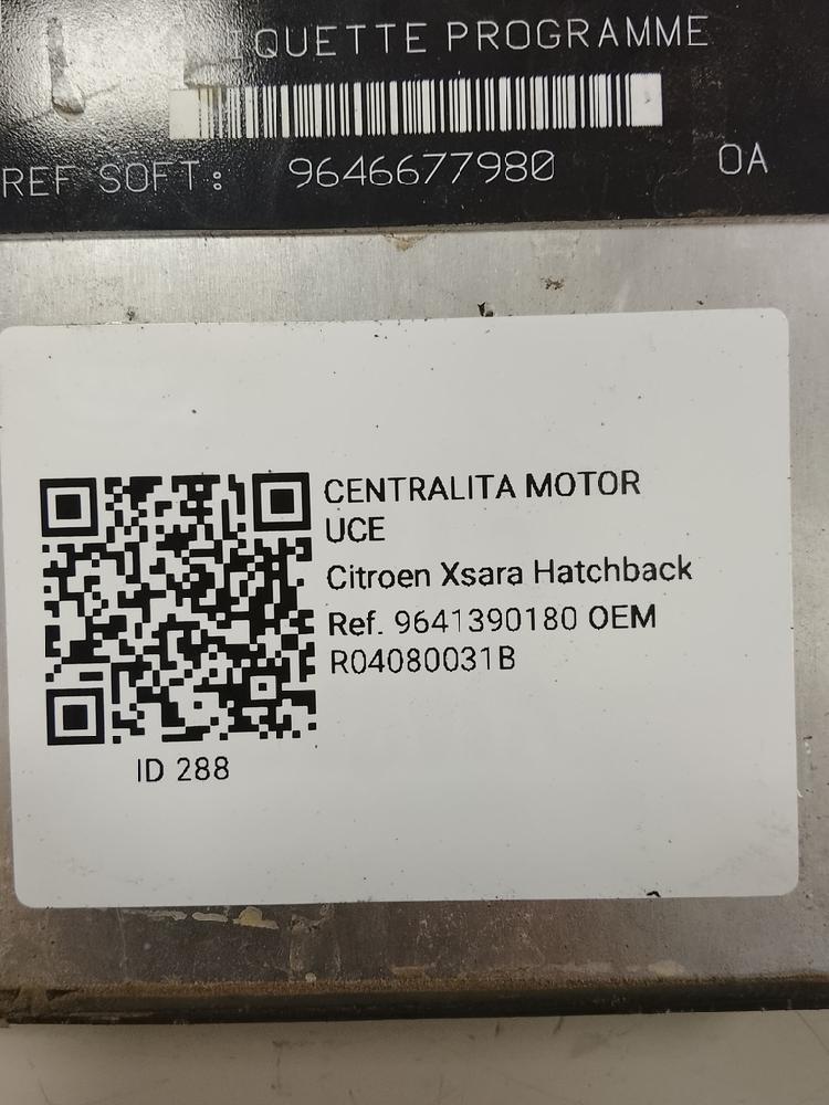 Centralita motor uce R04080031B de Citroen Xsara 1997-2000 68 CV - pieza usada