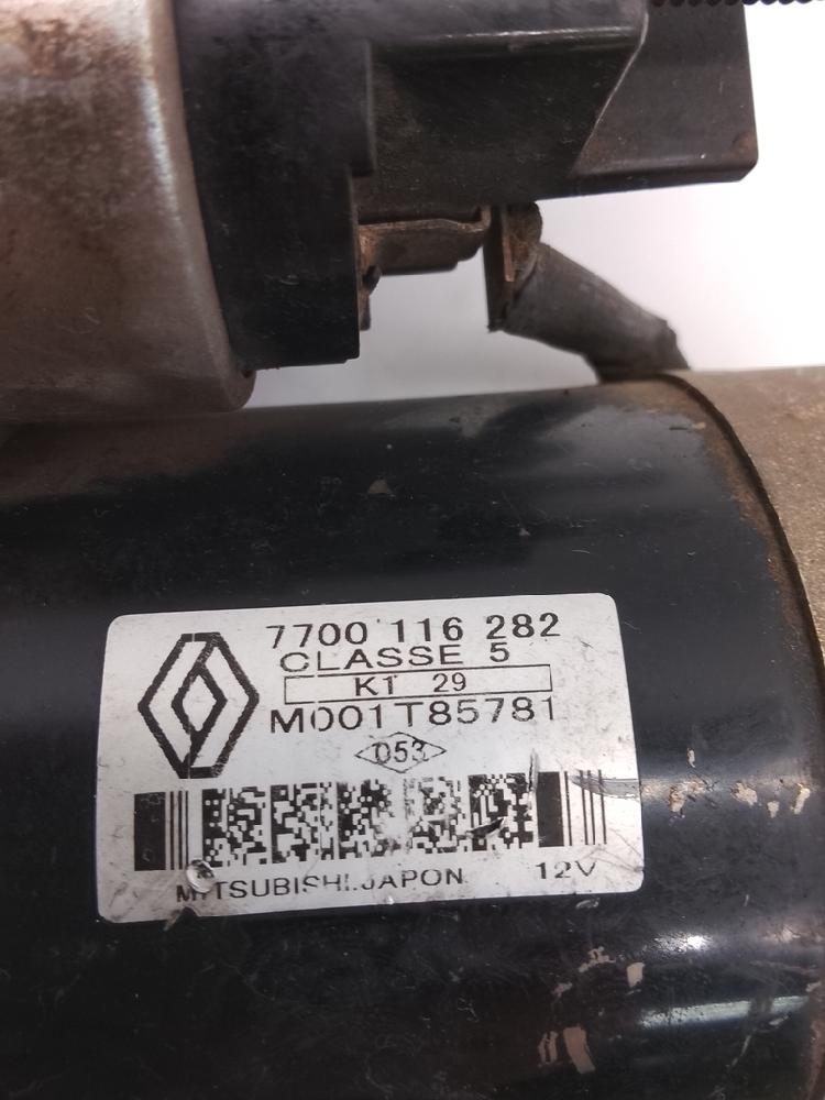 Starter motor 7700116282 de Renault Megane scenic (ja0/1_) 1997-1999 - pieza usada