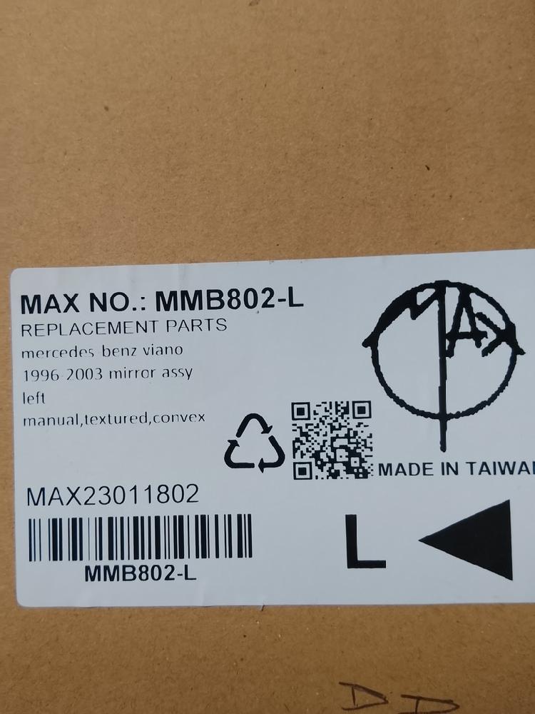 Rétroviseur gauche A6388100016 de Mercedes-benz Vito 1996-2003 - pieza usada