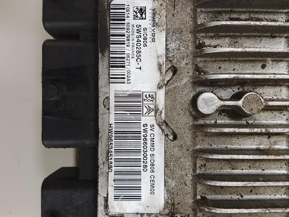 Switchboard engine uce 5WS40285CT de Citroen C3 2005-2010 68 CV - pieza usada
