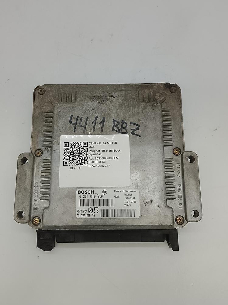 Motorsteuergerät 0281010250 de Peugeot 206 1998-2012 90 CV