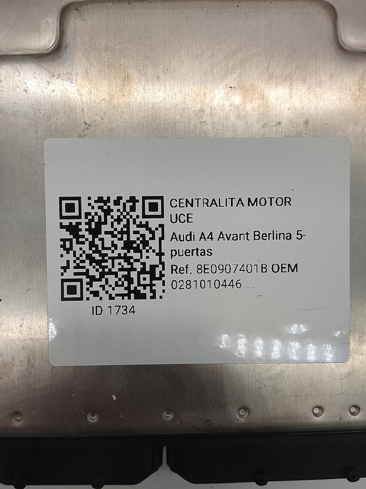 Switchboard engine uce 0281010446 de Audi A4 b6 (8e2) 2000-2004