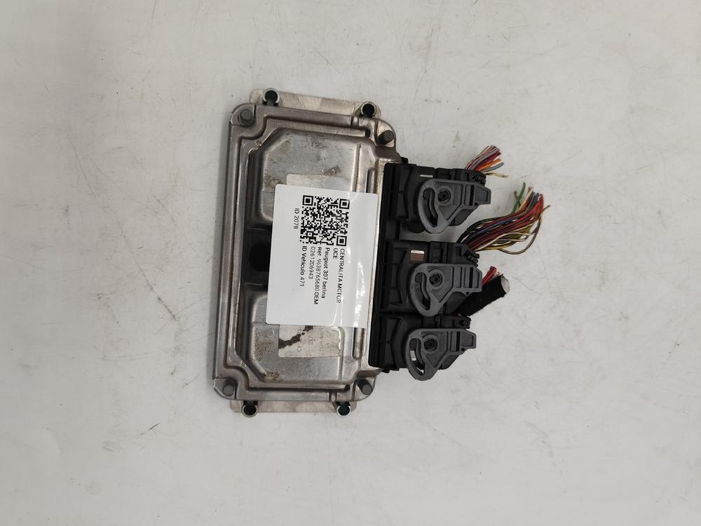 Centralina do motor 0261206943 de Peugeot 307 cc (3b) 2005-2009 109 CV - pieza usada
