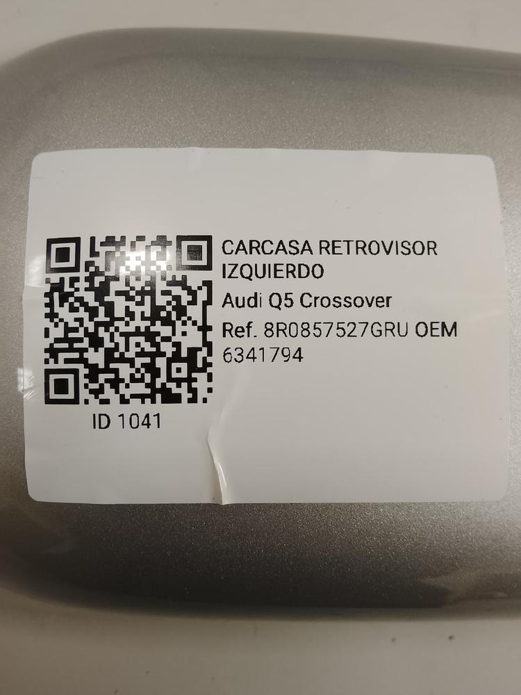 Carcasa del retrovisor izquierdo 6341794 de Audi Q5 2008-2012 - pieza usada