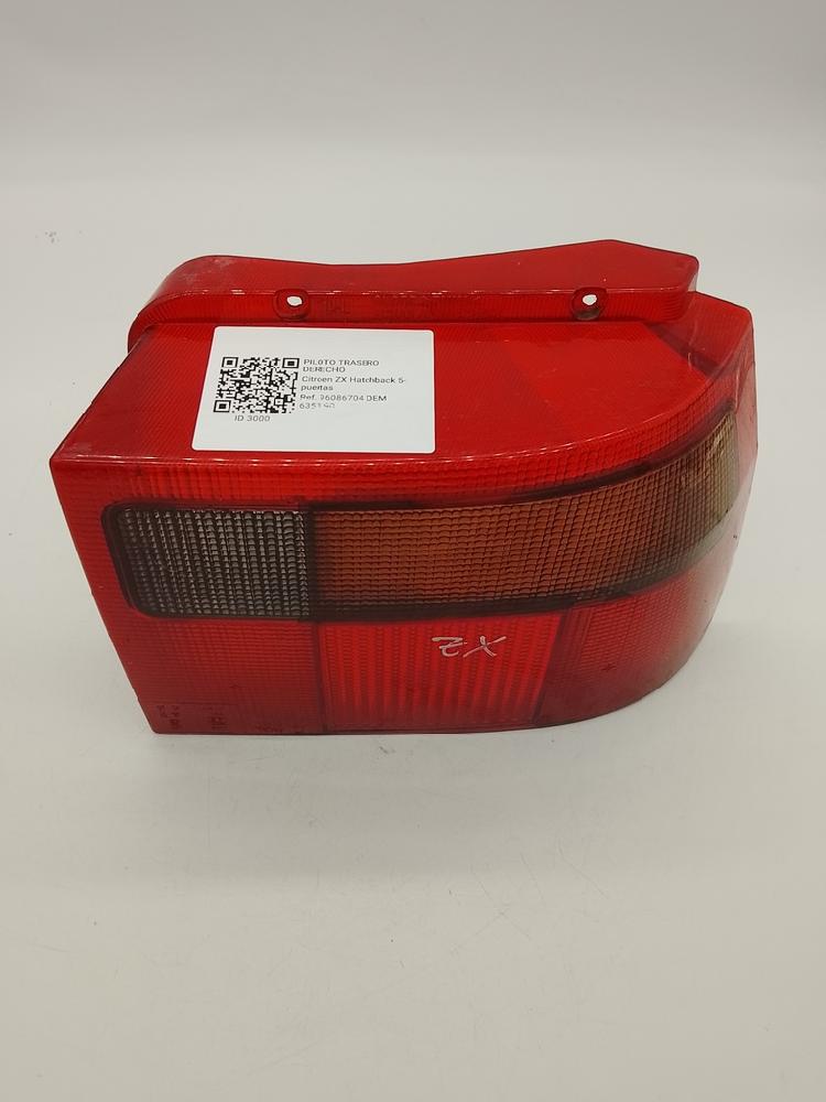 Feu arrière droit 6351.90 de Citroen Zx 1991-1998