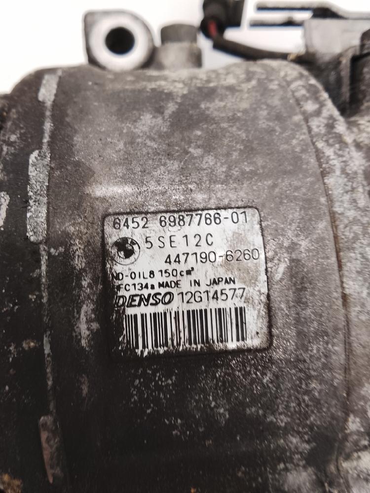 Compresor del aire acondicionado 64526987766 de Bmw 3 (e90) 2007-2010 163 CV