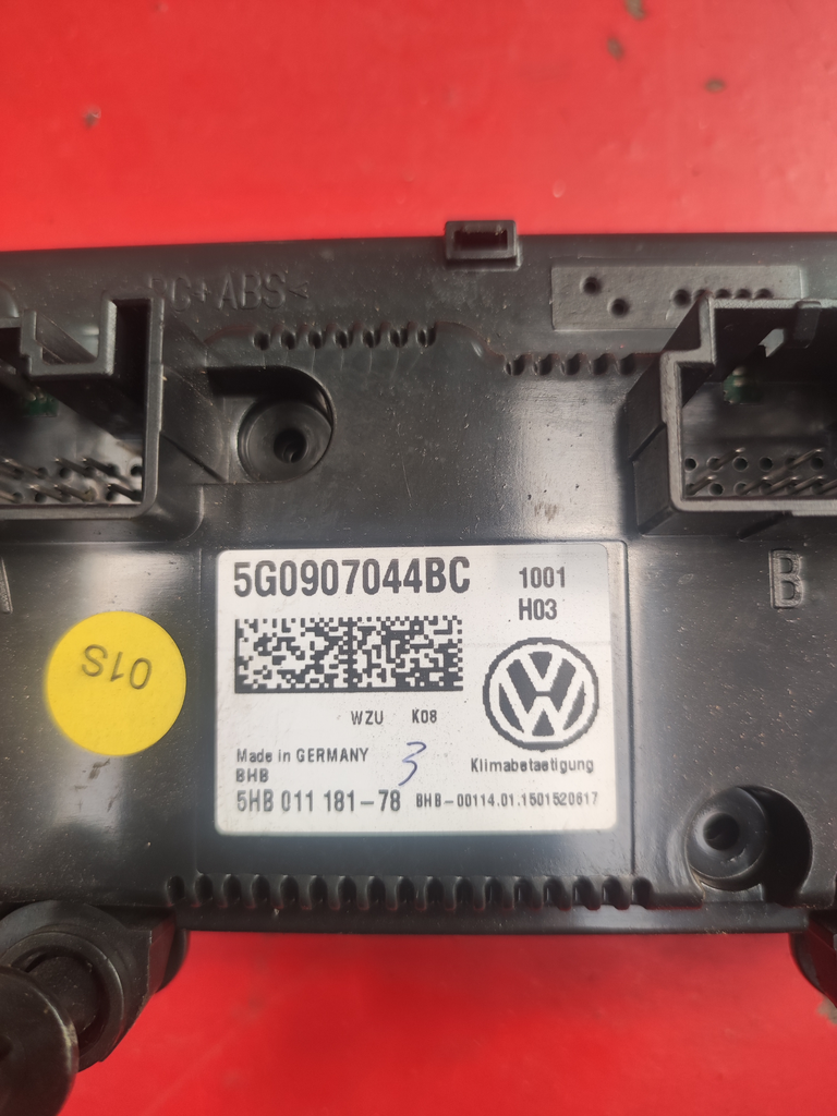 Mando del climatizador 5G0907044BC de Volkswagen Golf alltrack vii variant (ba5, bv5) 2014-2017 - pieza usada