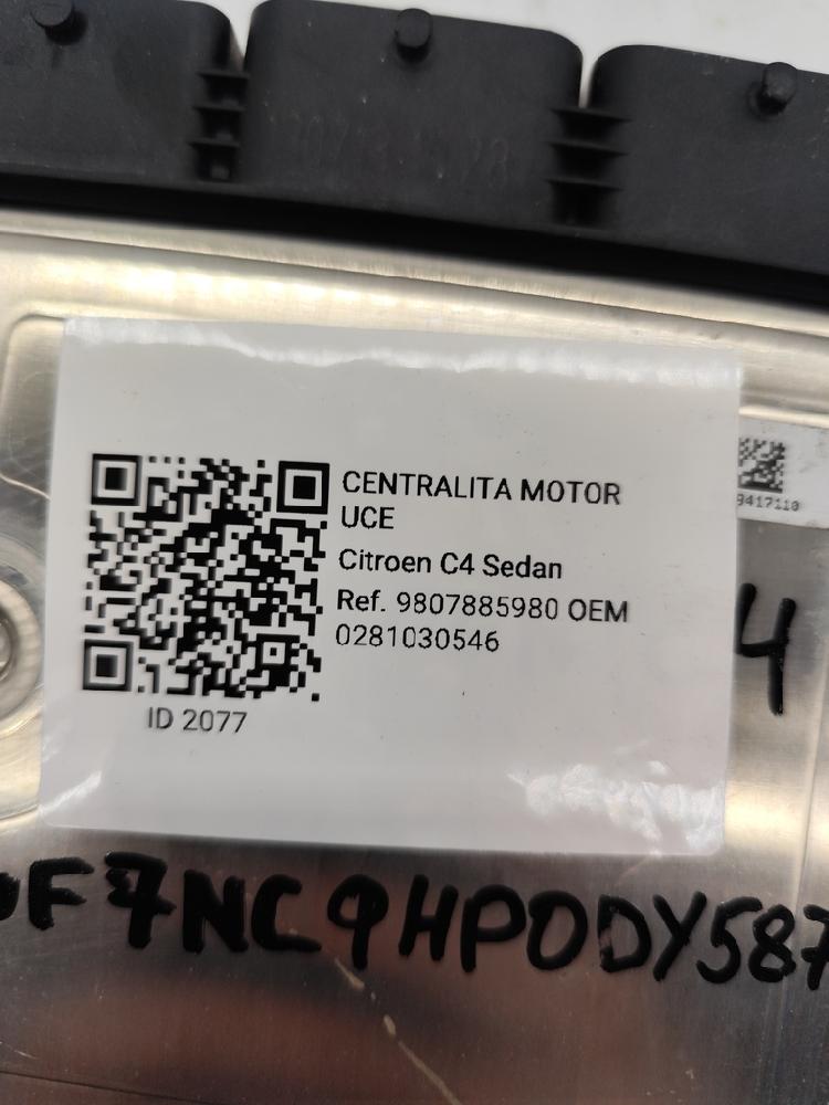 Centralita motor uce 0281030546 de Citroen C4 2004-2014 - pieza usada