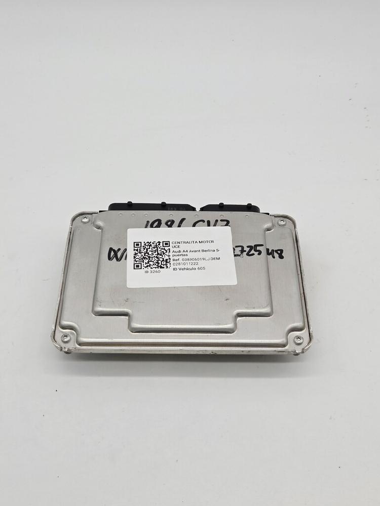 Motorsteuergerät 0281011222 de Audi A4 b7 (8ec) 2004-2008 130 CV