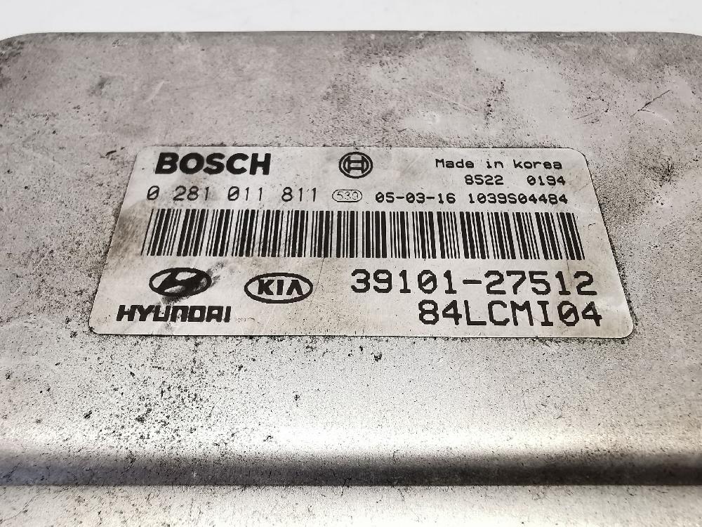 Centralita motor uce D3EA 0281011811 de Hyundai Accent ii (lc) 2002-2005 82 CV - pieza usada