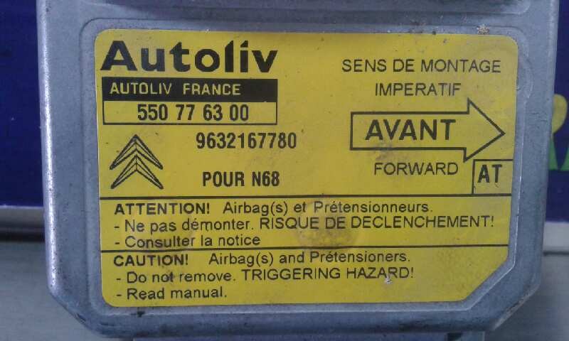 Centralita airbag NFZTU5JP 9632167780 de Citroen Xsara picasso (n68) 1999-2011 88 CV - pieza usada