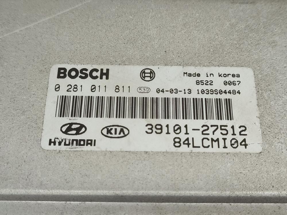 Centralita motor uce D3EA 0281011811 de Hyundai Accent ii sedán (lc) 2000-2005 82 CV - pieza usada