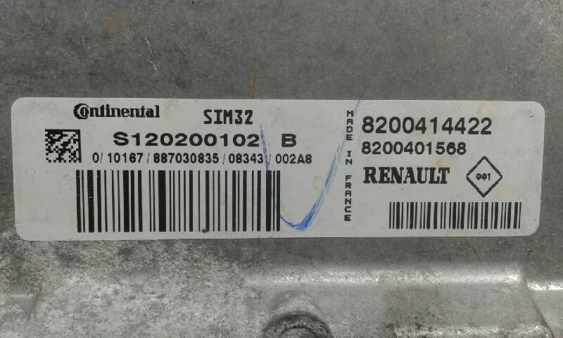 Centralita motor uce D4F D7 8200414422 de Renault Modus / grand modus (f/jp0_) 2004-2008 75 CV - pieza usada