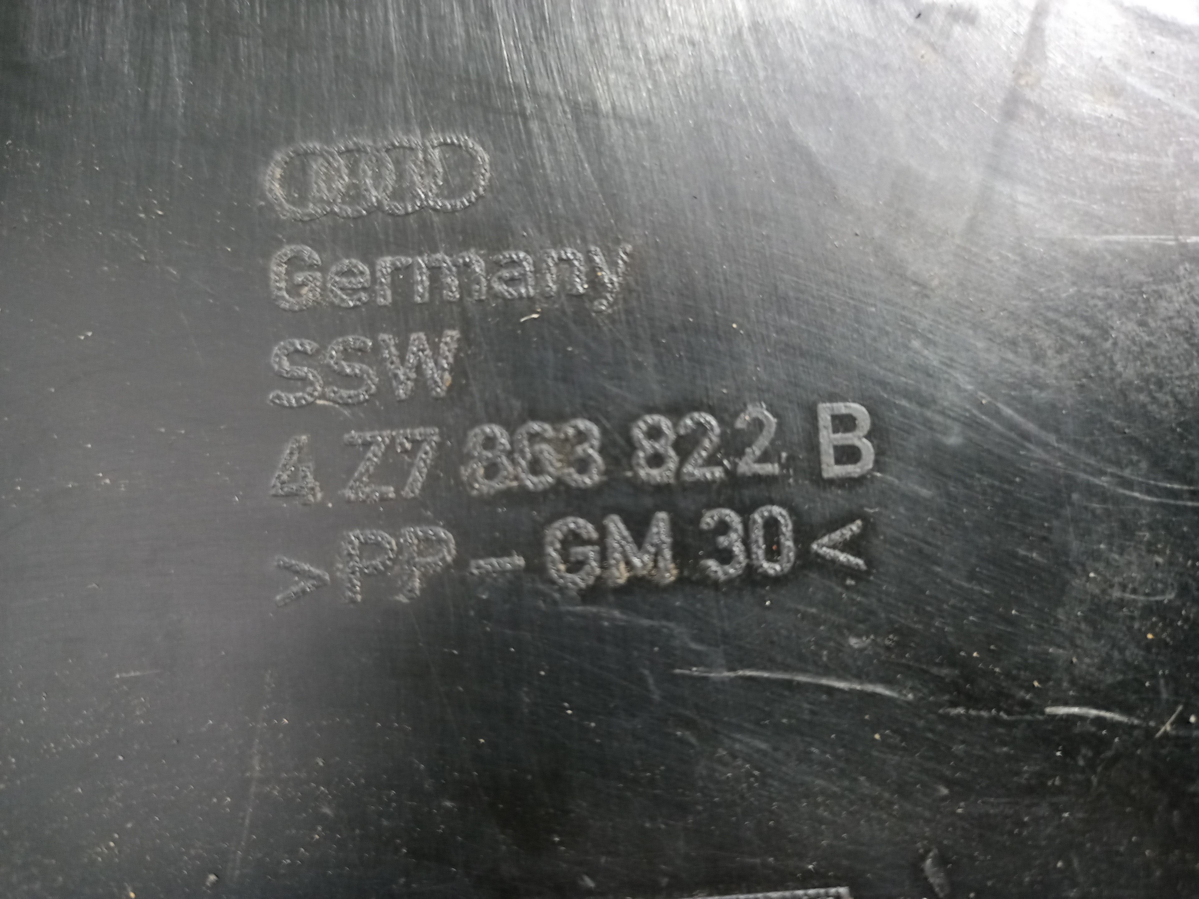 AUDI A6 C5/4B (1997-2004) Front Engine Cover 4Z7863822 24348038