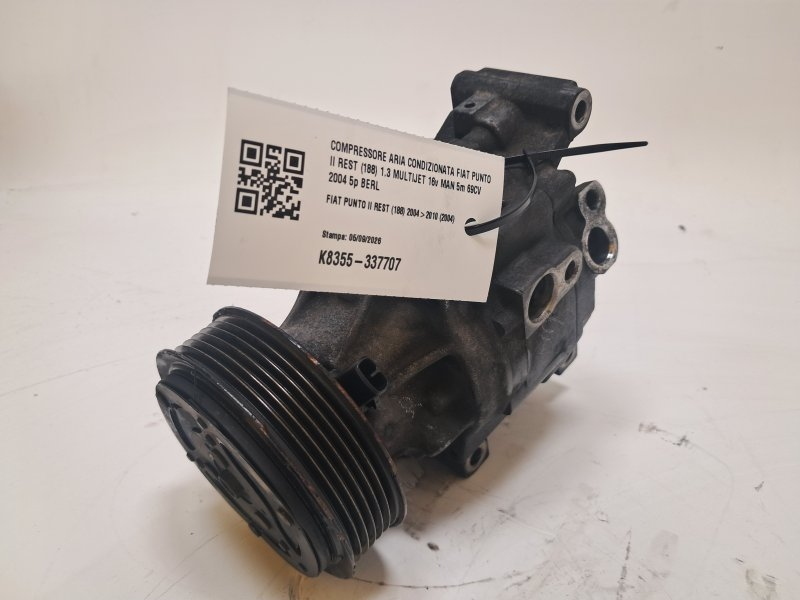 Klimakompressor 188A9000 52060460 de Fiat Punto ii rest (188) 2004-2010 - pieza usada