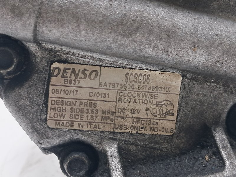 Compresor del aire acondicionado 188A9000 52060460 de Fiat Idea (135) 2004-2012 - pieza usada