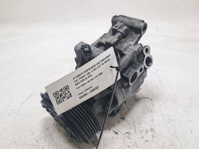 Compresor del aire acondicionado 188A8000 52060460 de Fiat Panda / panda classic (169_) 2010-2013