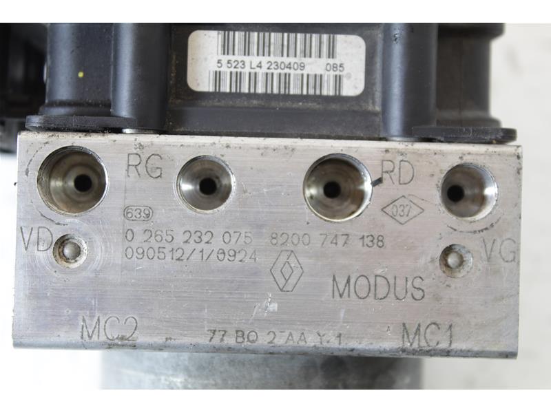 Bomba abs K9KT766 0265232075 de Renault Modus (1° serie) 2004-2009 63 KW 86 CV CV - pieza usada