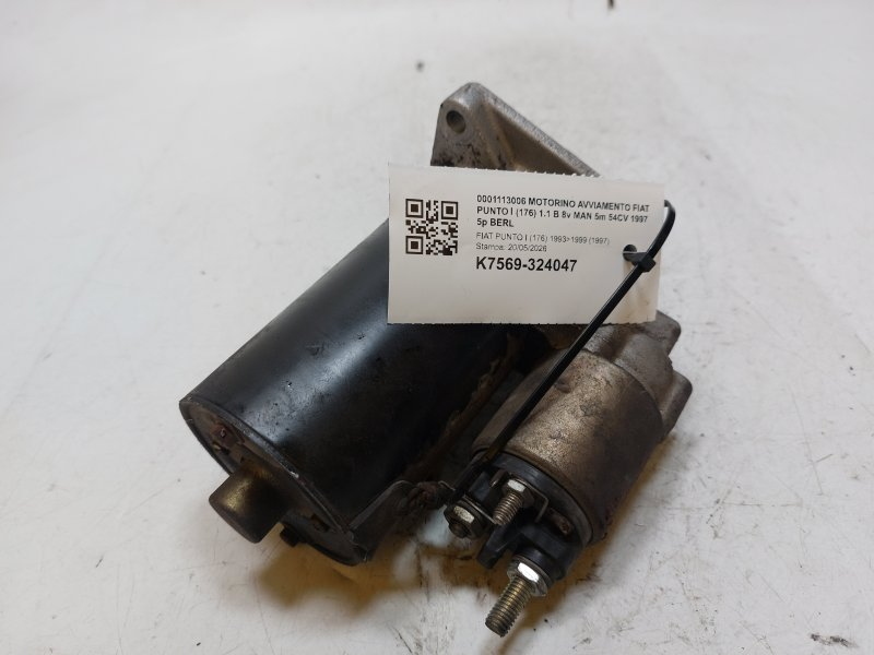 Starter motor 176B2000 46548653 de Fiat Punto i (176) 1993-1999 - pieza usada