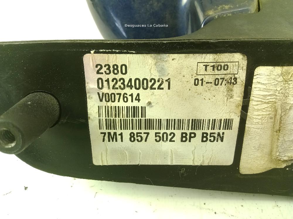 SEAT Alhambra 1 generation (1996-2010) Right Side Wing Mirror 7M1857502BP 24530902