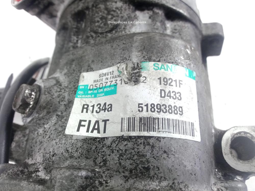 FIAT Doblo 2 generation (2009-2024) Air Condition Pump 51893889,1921F 26044723