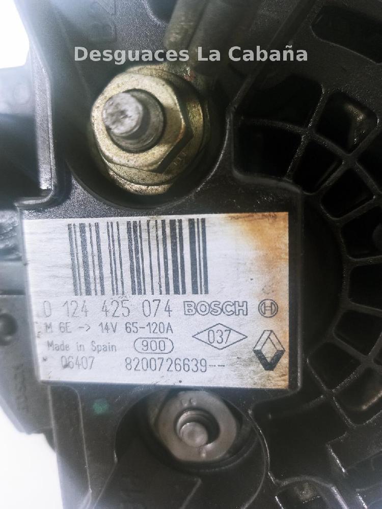 RENAULT Scenic 2 generation (2003-2010) Alternator 0124425074,SinValor 25989469