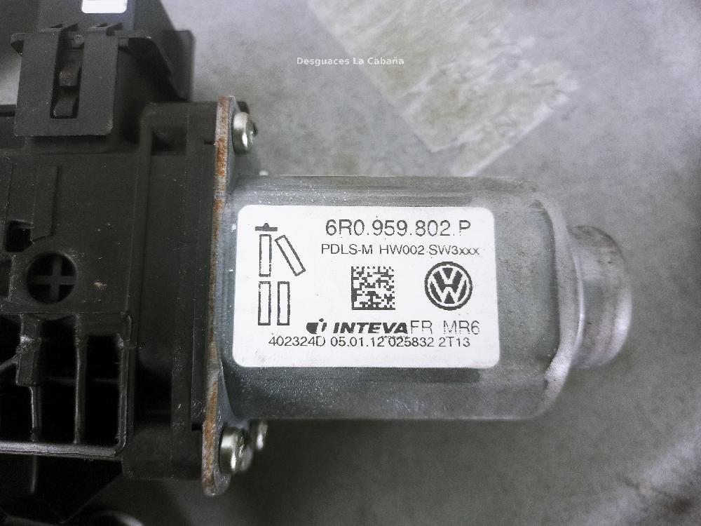 SKODA Fabia 2 generation  (2010-2014) Стеклоподъемник передней правой двери 6R0959802P 26048393