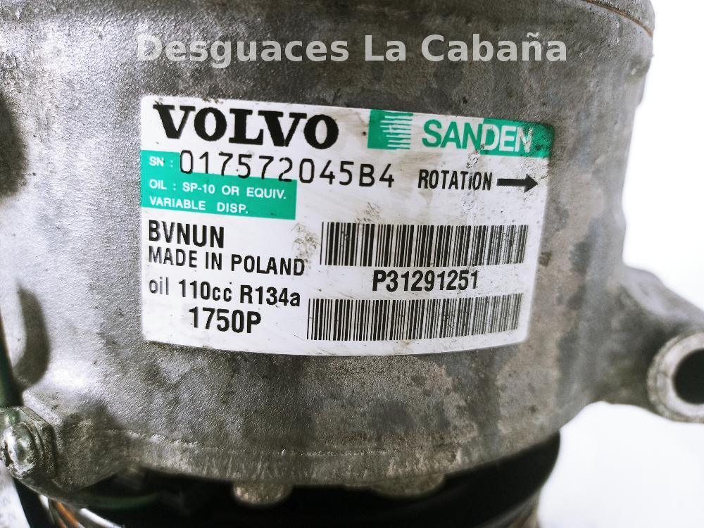 VOLVO V40 2 generation (2012-2020) Pompe de climatisation P31291251, 1750P 26002070