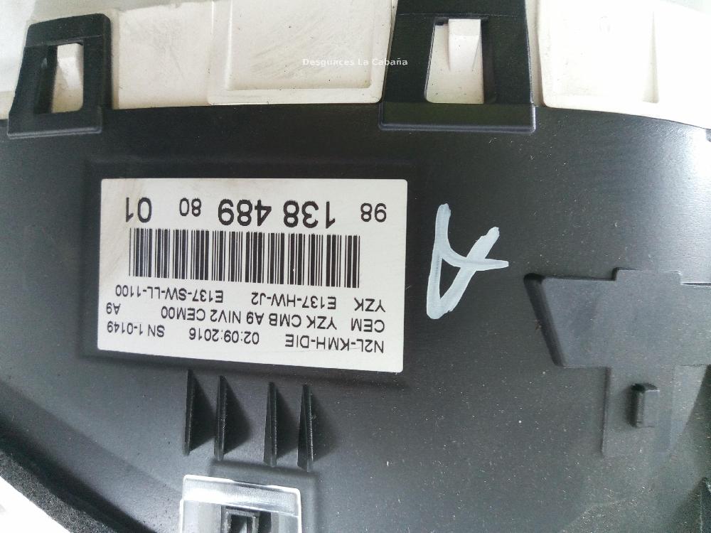 PEUGEOT 208 Peugeot 208 (2012-2015) Ταχύμετρο 981384898001,null 26046196