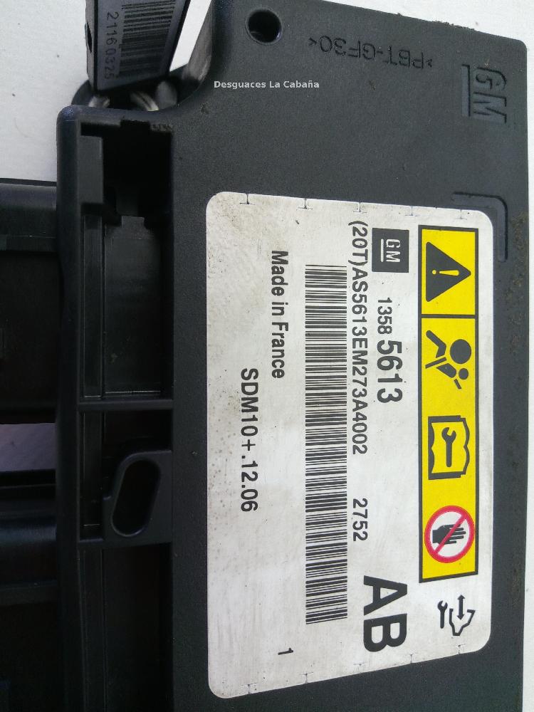 OPEL Zafira C (2012-2016) SRS Control Unit 13585613AB 26049290