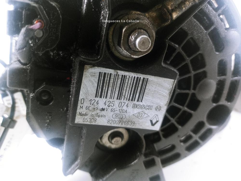 RENAULT Scenic 2 generation (2003-2010) Alternator 0124425074 26035394