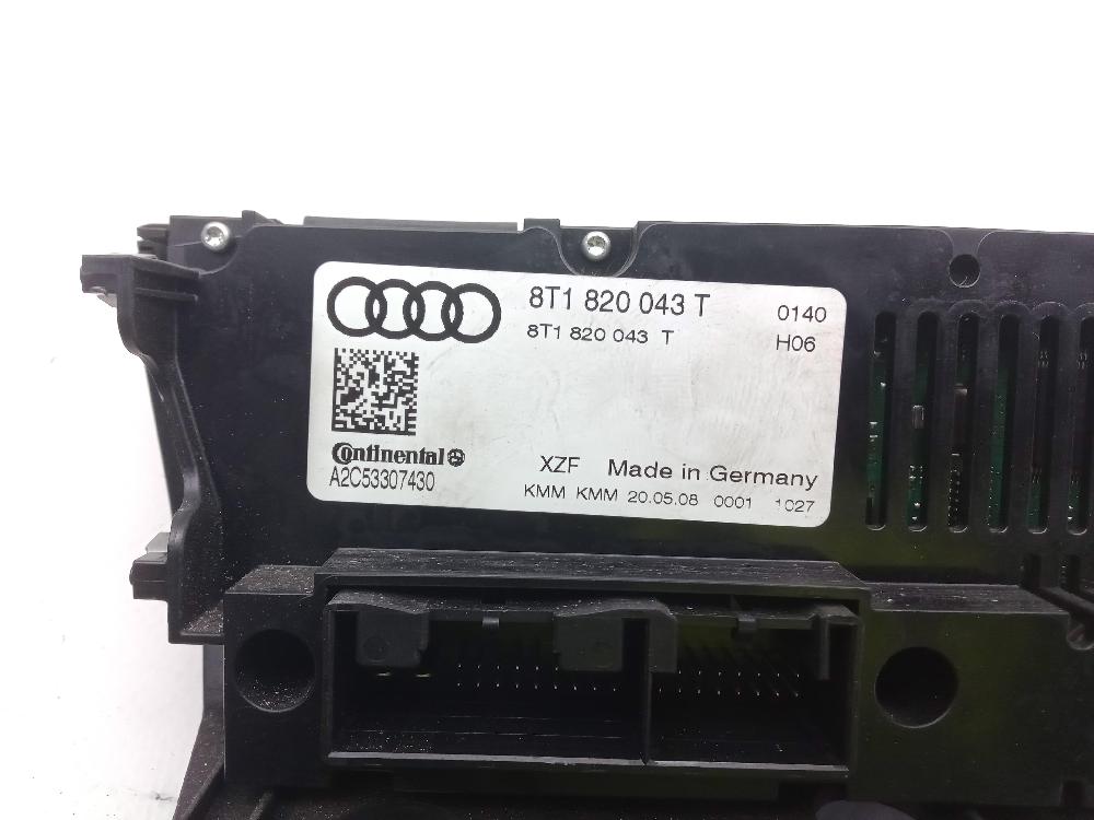 AUDI A4 B8/8K (2011-2016) Klimakontrollenhet 8T1820043T 25989783