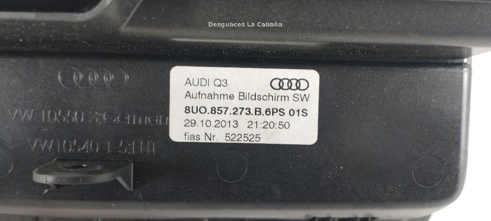 AUDI Q3 8U (2011-2020) Musiikkisoitin GPS:llä 8U0857273B 26034852