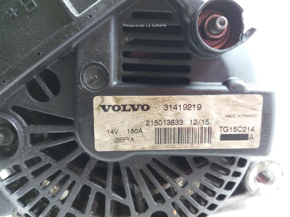 VOLVO V40 2 generation (2012-2020) Генератор 215013833 26046103