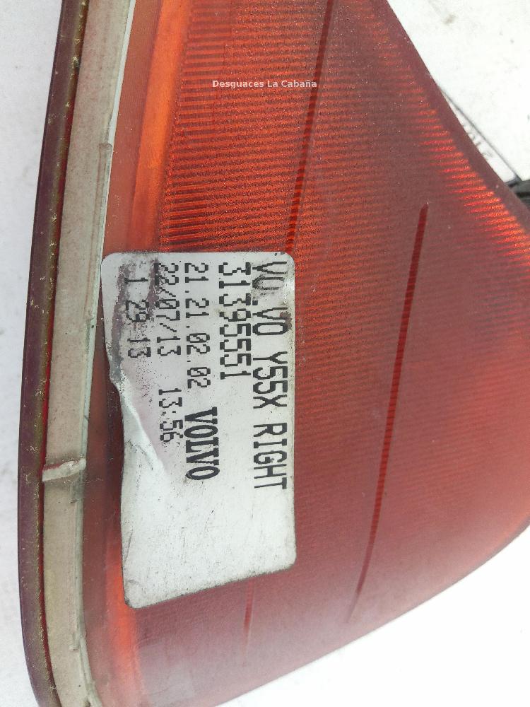 VOLVO V40 2 generation (2012-2020) Rear Right Taillight Lamp 31395551 26047197