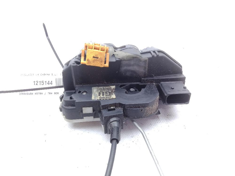 OPEL Astra J (2009-2020) Замок задніх правих дверей 26003899