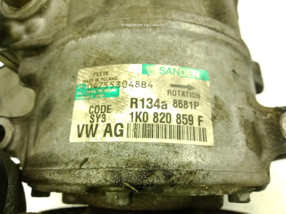 VOLKSWAGEN Passat B6 (2005-2010) Помпа за климатик 1K0820859F 26002509