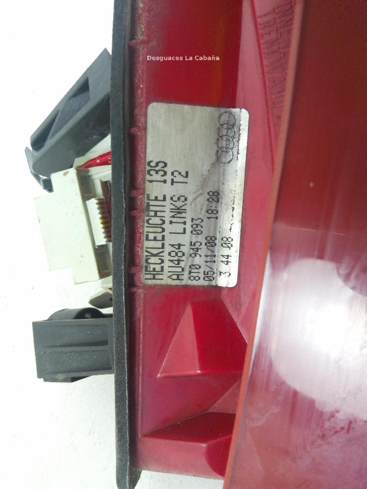 PEUGEOT Rear Left Taillight 8T0945093 25994375