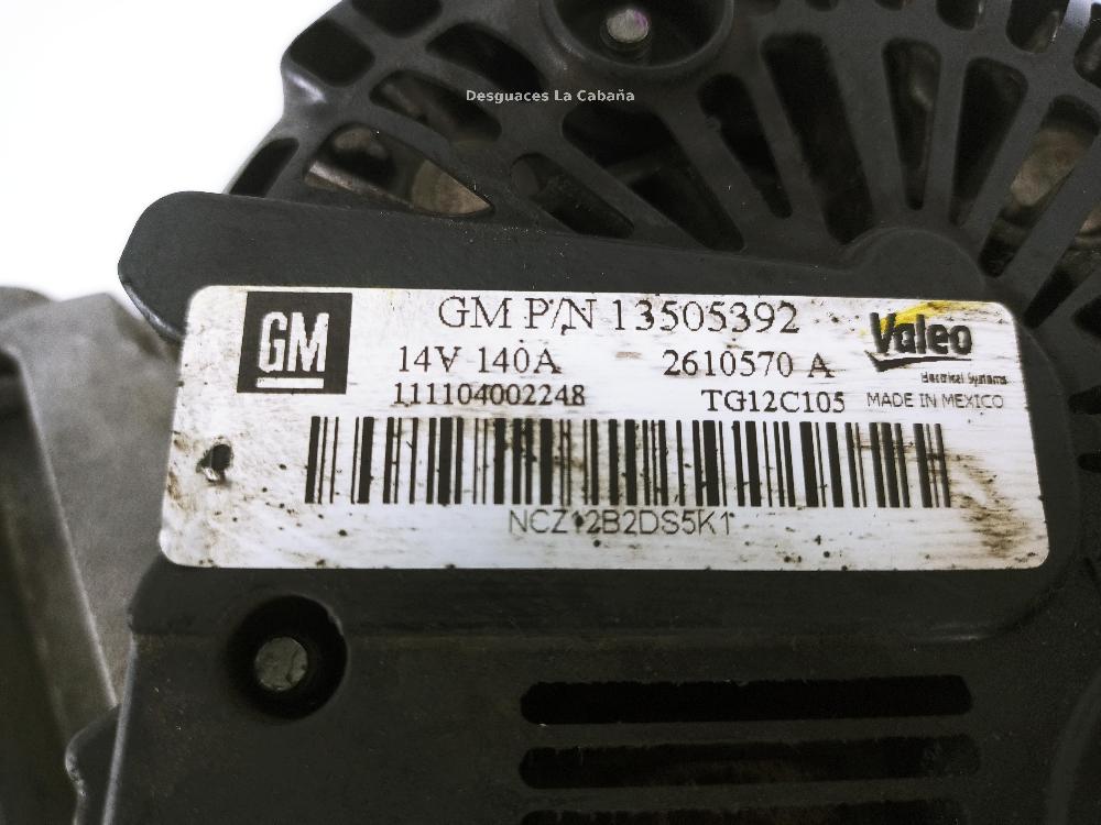 CHEVROLET Aveo T300 (2011-2020) Alternator 13505392, SinValor 25989238