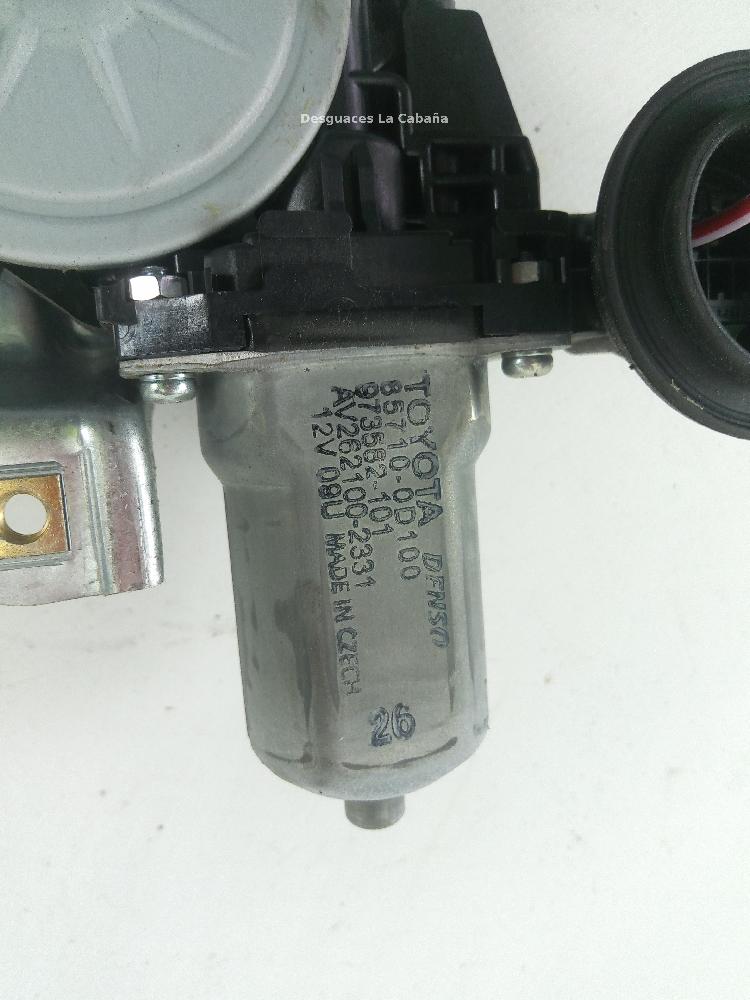 TOYOTA Yaris 3 generation (2010-2019) Främre höger dörrfönsterhiss 857100D100 26043989