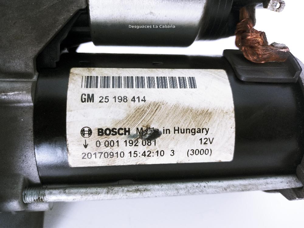 OPEL Corsa D (2006-2020) Starter Motor 25198414 25993371