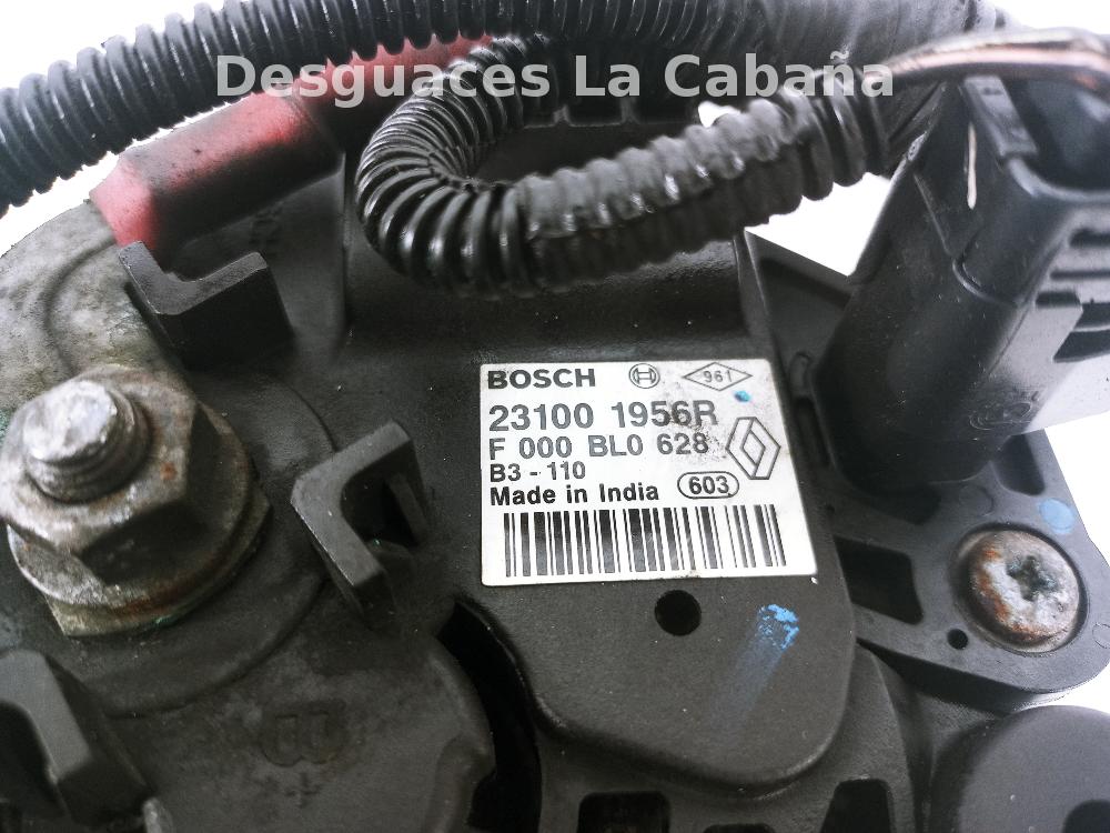 DACIA Dokker 1 generation (2012-2024) Alternator 231001956R,SinValor 25993380